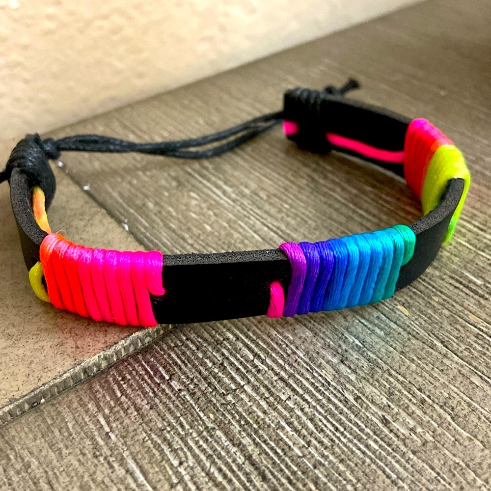 5/$10❤️❤️❤️NEW Vegan Colorful Adjustable Bracelet 6.25”-9.25” inch wrist